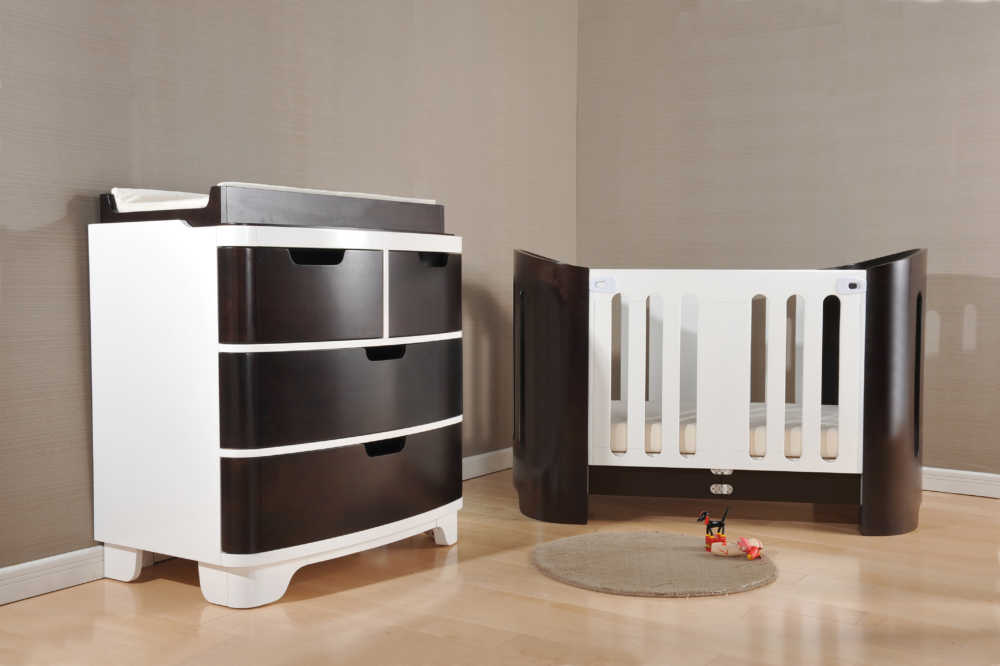 Bloom Luxo összecsukható babaágy és pelenkázó komód