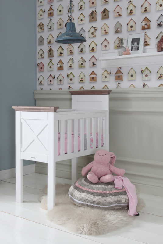 Kidmsill Savona klasszikus bölcső szürke betéttel