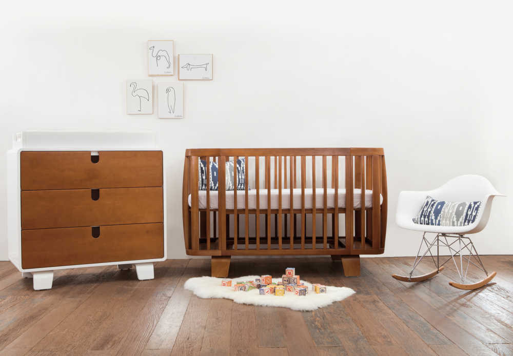 Bloom Retro kiságy és pelenkázó komód