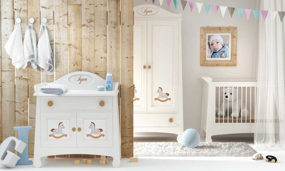 Pinio Parole Pinio Parole babaszoba bútor mintával